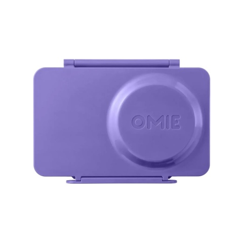 Fioletowy lunch box z termosem OMIE OMIEBOX UP Galaxy Purple - przód