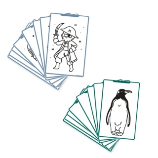 Wkład uzupełniający do tabletu Kidywolf Kidydraw Mini Zwierzęta z całego świata i ocean