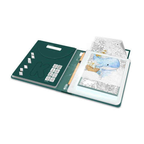 Tablet rysunkowy podświetlay Kidywolf K-Draw PAD10 świat wyobraźni - środek