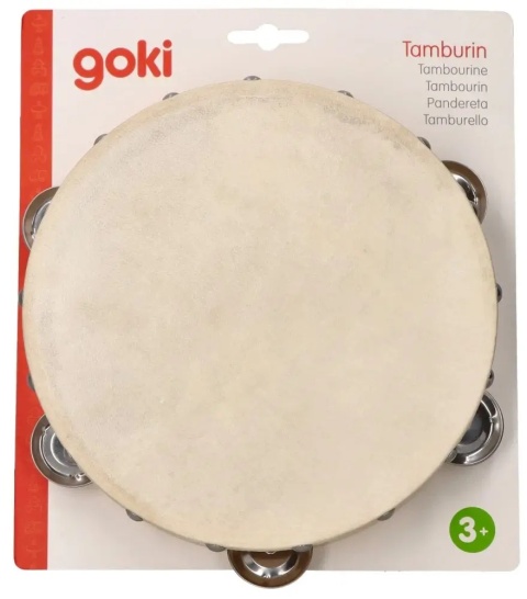 Tamburyno naturalne Goki - opakowanie