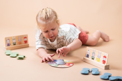 Moje Pierwsze Bingo Królik Taf Toys Edukacyjna Gra dla Dzieci - zabawa