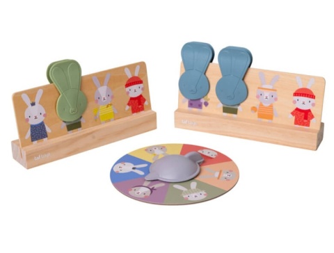 Moje Pierwsze Bingo Królik Taf Toys Edukacyjna Gra dla Dzieci -