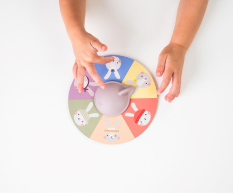 Moje Pierwsze Bingo Królik Taf Toys Edukacyjna Gra dla Dzieci - koło