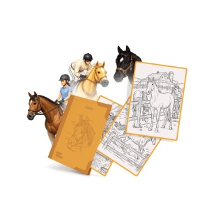 Wkład uzupełniający do tabletu Kidywolf K-Draw PAD6 konie