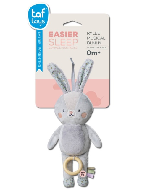 Muzyczny królik Rylee Taf Toys kojąca zabawka z melodią Brahmsa - opakowanie