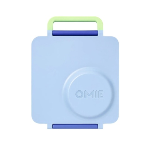 Jasnoniebieski lunch box z termosem OMIE OMIEBOX Sea Blue - góra