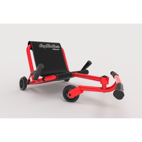 Czerwony pojazd gokart napędzany nogami EzyRoller