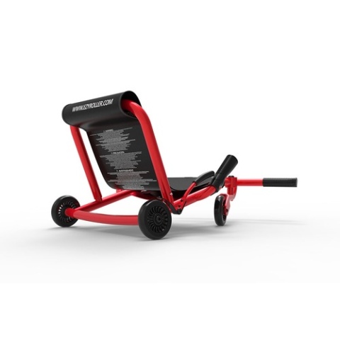 Czerwony pojazd gokart napędzany nogami EzyRoller