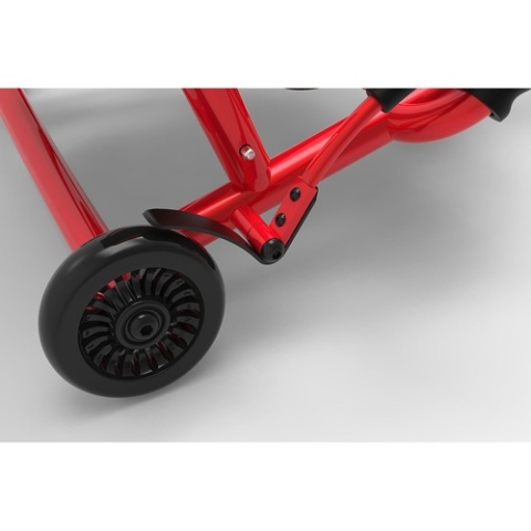 Czerwony pojazd gokart napędzany nogami EzyRoller