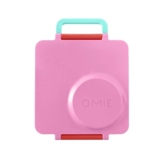 Różowy lunch box z termosem OMIE OMIEBOX Pink Berry