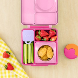 Szczelne pojemniczki do lunch boxa OMIE OmieDip Pink / Purple różowy i fioletowy