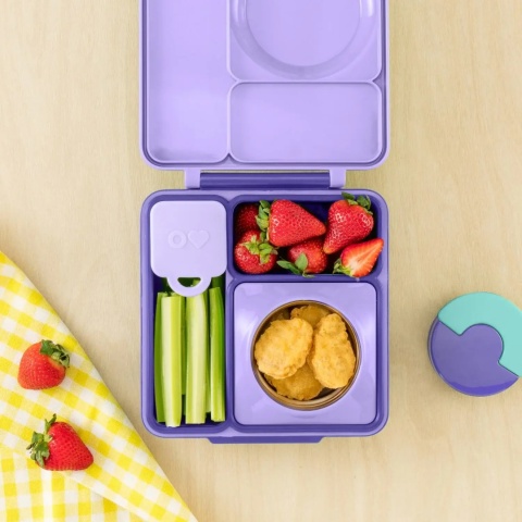 Szczelne pojemniczki do lunch boxa OMIE OmieDip Pink / Purple różowy i fioletowy - fiolrt