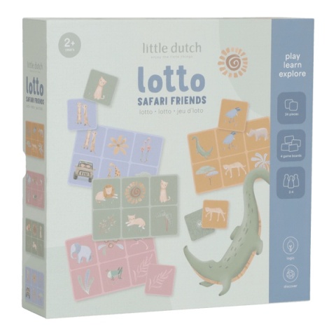 Gra lotto Little Dutch Safari Friends - opakowanie