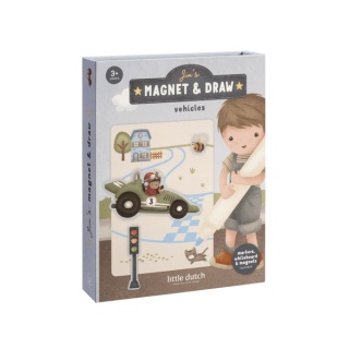 Magnetyczna książeczka kreatywna Little Dutch Jim & Friends