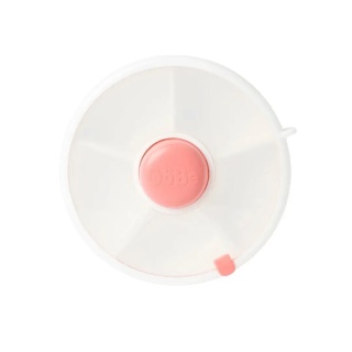 Różowy pojemnik na przekąski GoBe Snack Spinner Coral Pink