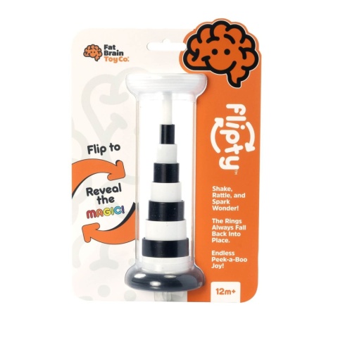 Obracanka tęczowo-kontrastowa Fat Brain Toys Co Flipty - opakowanie