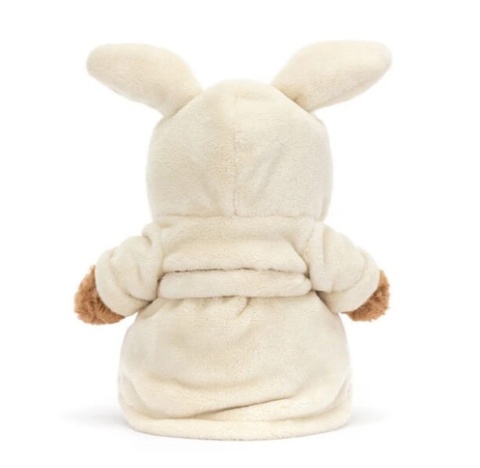 Pluszak Miś Bartłomiej w szlafroku Jellycat - tył