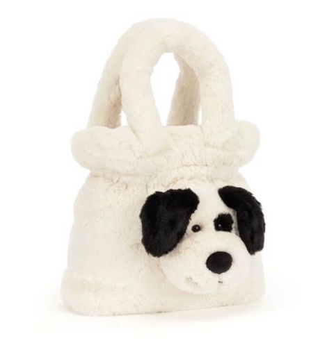 Pluszowa torebka piesek łaciaty Jellycat - przód