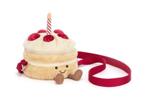 Pluszowa torebka na ramię Jellycat urodzinowy torcik - przód