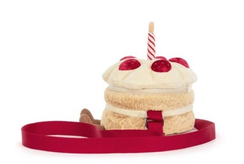 Pluszowa torebka na ramię Jellycat urodzinowy torcik - bok