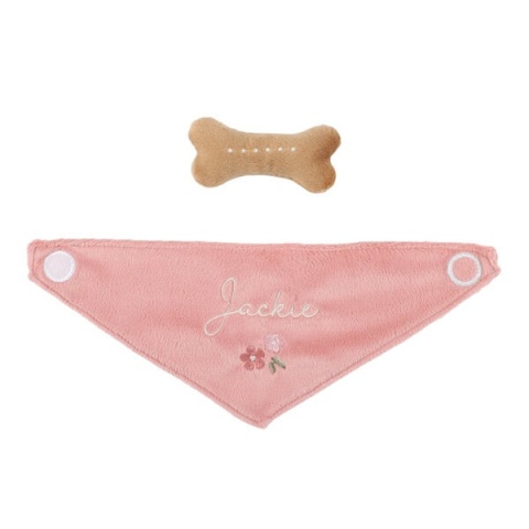 Pies Jackie w torbie Little Dutch przytulanka - dodatki