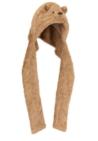 Czapka Otulająca Jellycat miś Bartłomiej