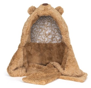 Czapka Otulająca Jellycat miś Bartłomiej