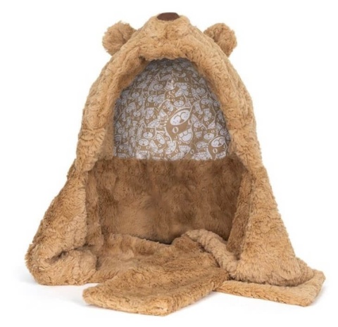 Czapka Otulająca Jellycat miś Bartłomiej - środek