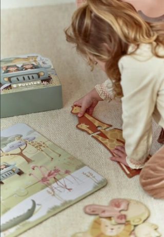 Puzzle XL Little Dutch Safari Friends
