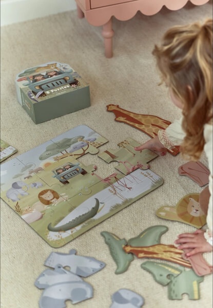 Puzzle XL Little Dutch Safari Friends
