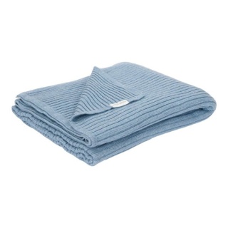 Niebieski kocyk Little Dutch Pure Denim Blue