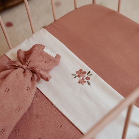 Różowy kocyk Little Dutch Pure Pink Blush
