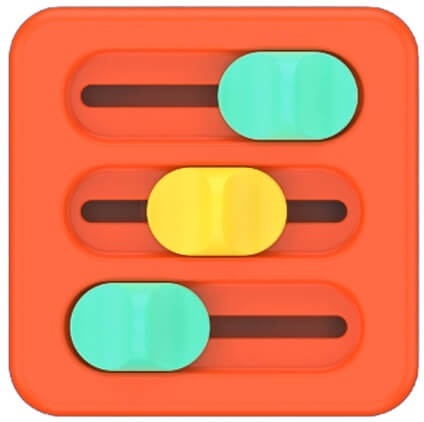 Sensoryczny kwadrat PlayTab Fat Brain Toys Co suwaki