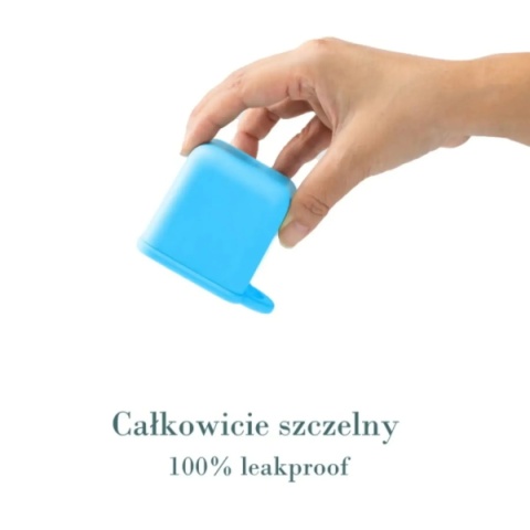 Szczelne pojemniczki do lunch boxa OMIE OmieDip Pink / Teal różowy i turkusowy - szczelność