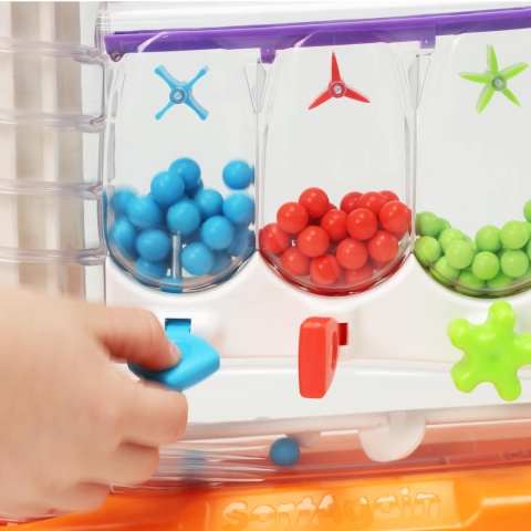 Zakręcony Sorter Fat Brain Toys Co SortAgain - kolory