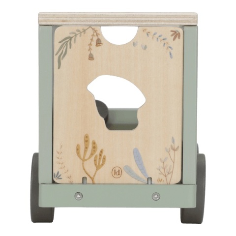 Drewniany samochód sorter Little dutch Safari Friends - tył