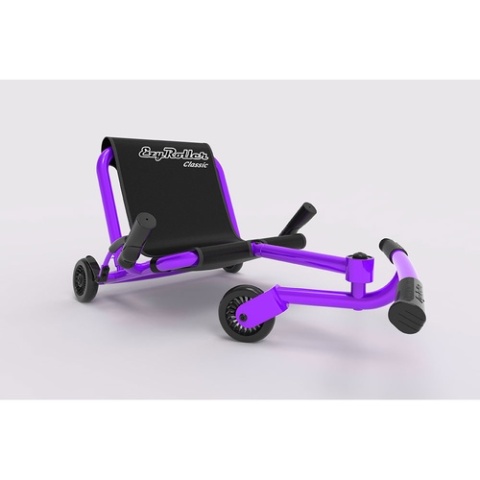Fioletowy pojazd gokart napędzany nogami EzyRoller