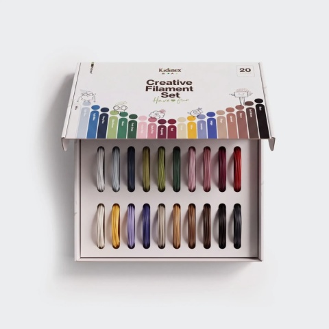 Dodatkowy filament Kidinex 20 kolorów