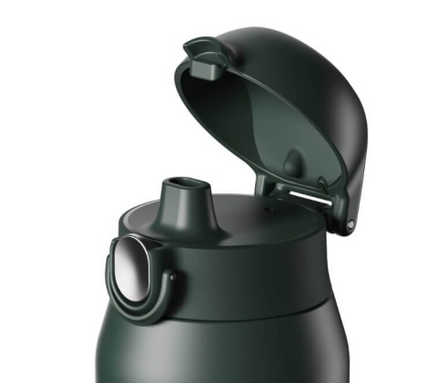 Zielona butelka termiczna ION8 Revive 540 ml Forest Dark Green - ustnik