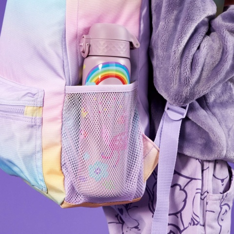 Butelka termiczna w jednorożce ION8 Unicorns 500 ml  - w plecaku