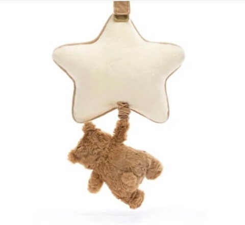 Pozytywka Jellycat miś Bartłomiej z gwiazdką - tył