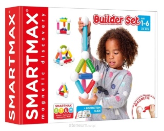 SmartMax Klocki magnetyczne Builder IUVI Set 20 elementów