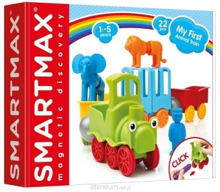 Klocki magnetyczne IUVI Games SmartMax My First Animal Train