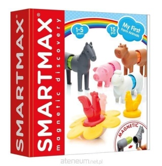 SmartMax Klocki magnetyczne zwierząta