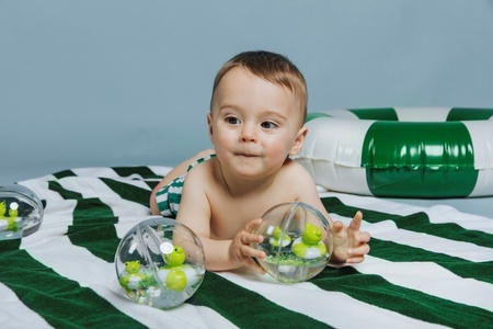 Kula sensoryczna Żaba Petit Boum Happy Bubbles