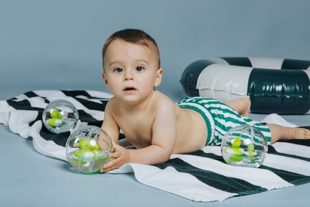 Kula sensoryczna Żaba Petit Boum Happy Bubbles