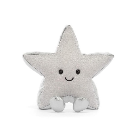 Maskotka srebrna gwiazdka Jellycat - przód