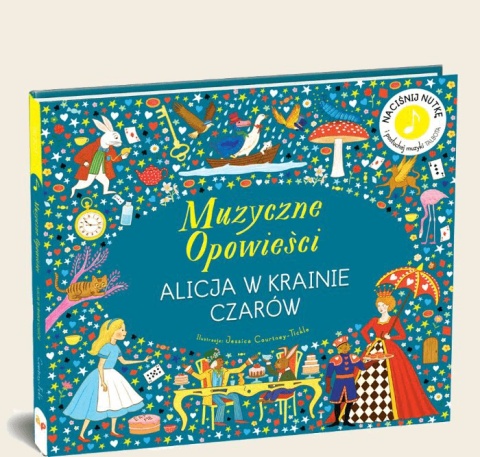Moje Pierwsze Muzyczne Opoiweści Api Papi Alicja w Krainie Czarów - okładka