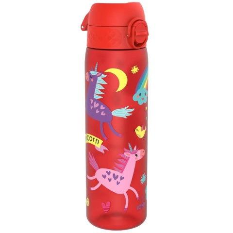 Czerwona butelka w jednorożce ION8 500ml Unicorns Red - wzór