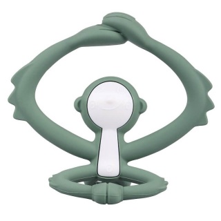 Zielony gryzak małpka Mombella Light Green